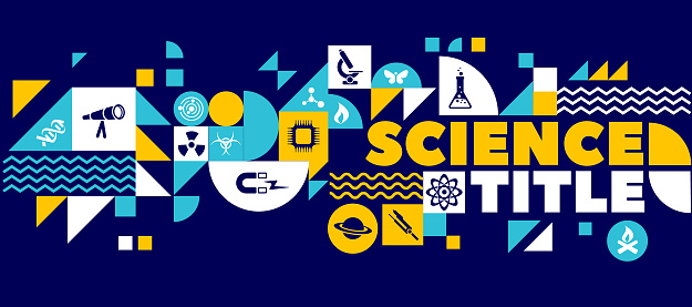 Design Names Fos Science Science Title Design Composition Stock Illustration - Download Image ...