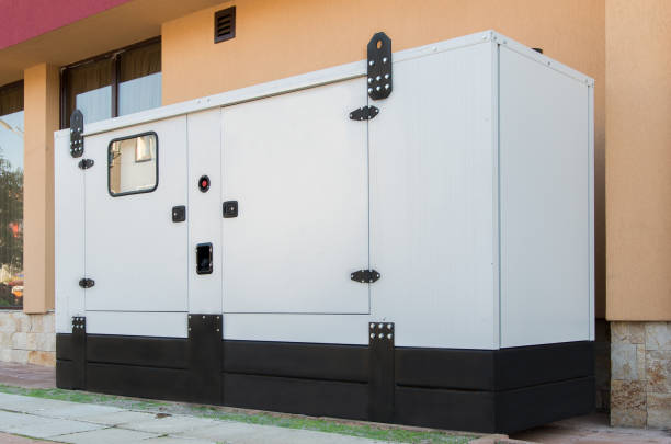 istock Generator house support for emergency electric power. 1018070012