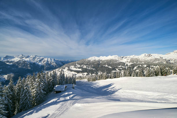 istock Skiing Slope in Silvretta Montafon 1018078996