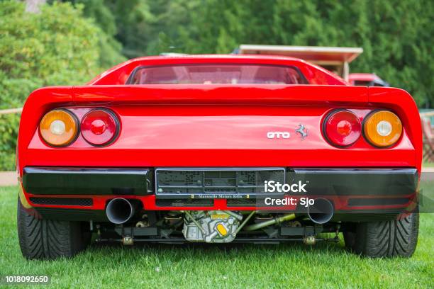 Ferrari 288 Gto 1980er Jahren Supersportwagen Bei Einer Oldtimershow Stockfoto und mehr Bilder von 1980-1989