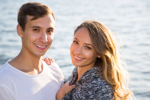 istock Young couple on the beach 1018092662