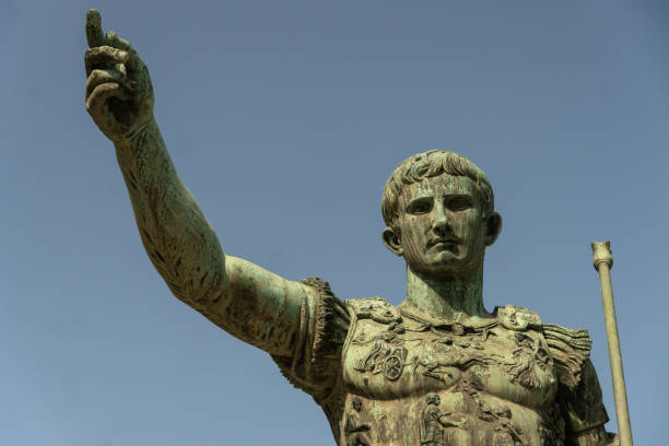 istock Bronze statue of the Roman Emperor Augustus Caesar 1018095910