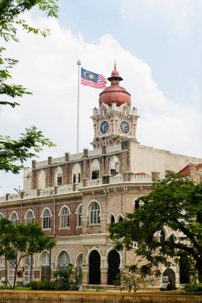 istock Clock tower of Sultan Abdul Samad in downtown Kuala Lumpur 1018106518