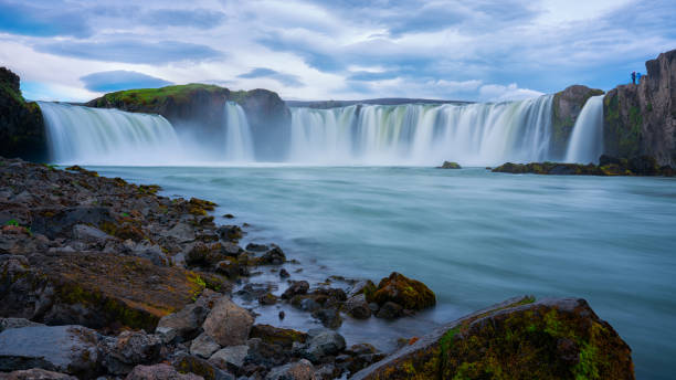 istock Amazing view of Gogafoss waterfall in summer, Iceland 1018110896