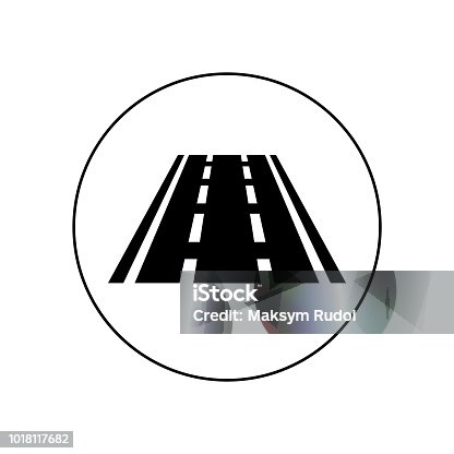 istock Vector road Icon 1018117682