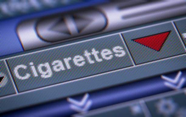 istock The Index of Cigarettes on The Screen. 1018121438