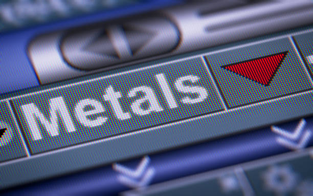 istock The Index of Metals on The Screen. 1018121900