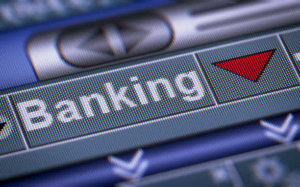 istock The Index of Banking on The Screen. 1018122194