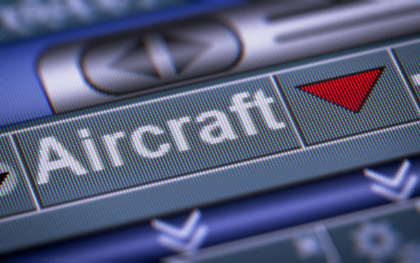 istock The Index of Aircraft on The Screen. 1018126888