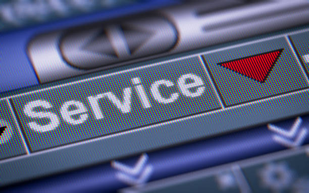 istock The Index of Service on The Screen. 1018126988