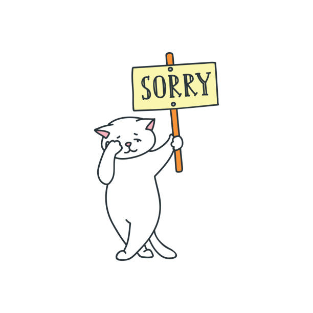 Sorry vector art illustration