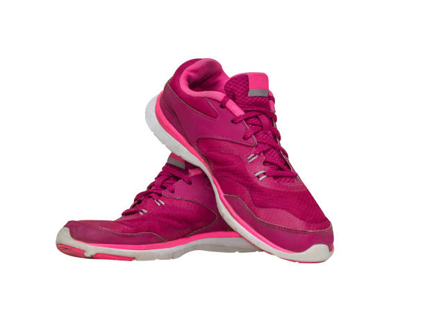istock used unbranded running shoes, sneaker or trainer isolated on white background 1018127240