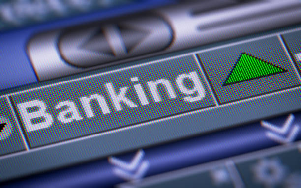 istock The Index of Banking on The Screen. 1018127338