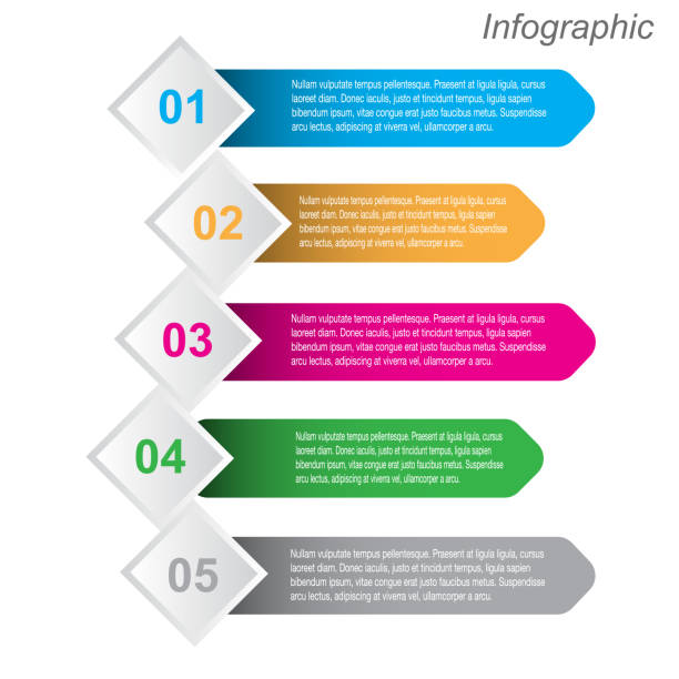 illustrations, cliparts, dessins animés et icônes de infographie design template - 11827