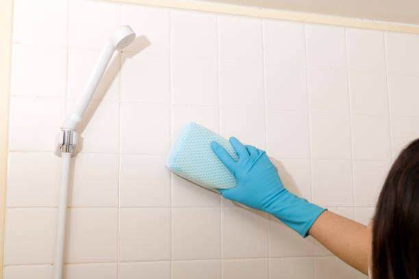 istock Japanese woman cleaning a bath 1018127894