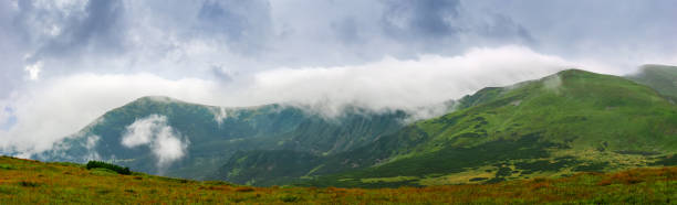 istock Mountain ridge and highland valley in the Carpathian Mountains 1018127914