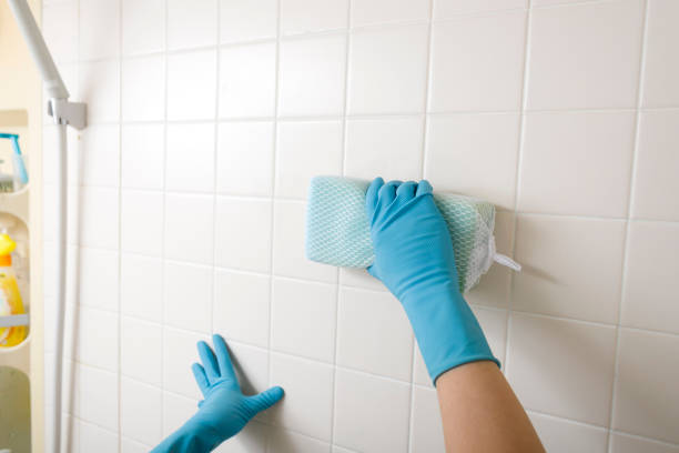 istock Japanese woman cleaning a bath 1018127926