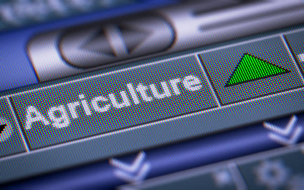 istock The Index of Agriculture on The Screen. 1018130586