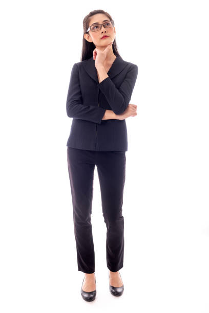 istock Thinking business woman portrait. 1018134312