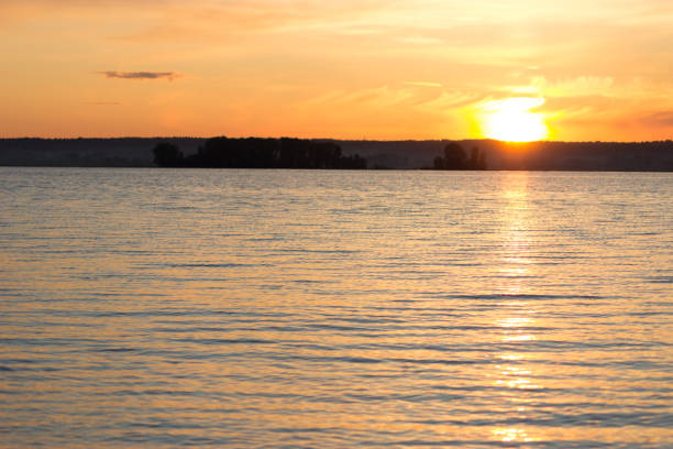 istock beautiful sunset over sea 1018138836