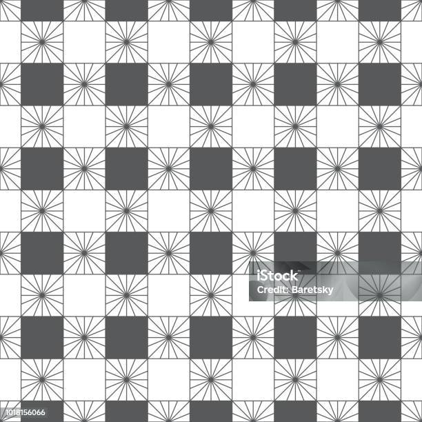 Checkered Scroll Pattern Checkered Seamless Pattern Stock Illustration - Download Image Now ...