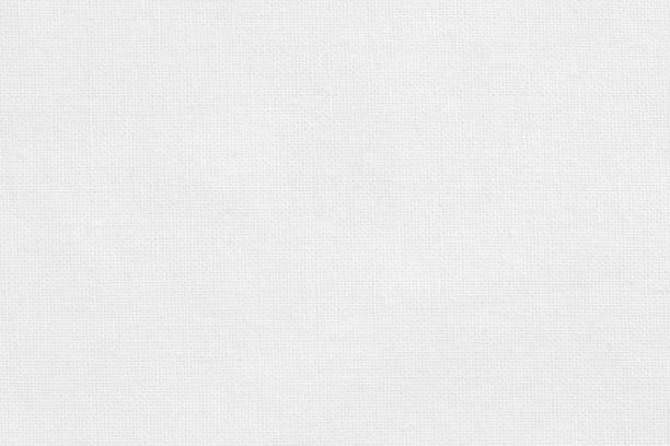 white cotton fabric texture background, seamless pattern of natural textile. - embroidery needlecraft product composition canvas imagens e fotografias de stock