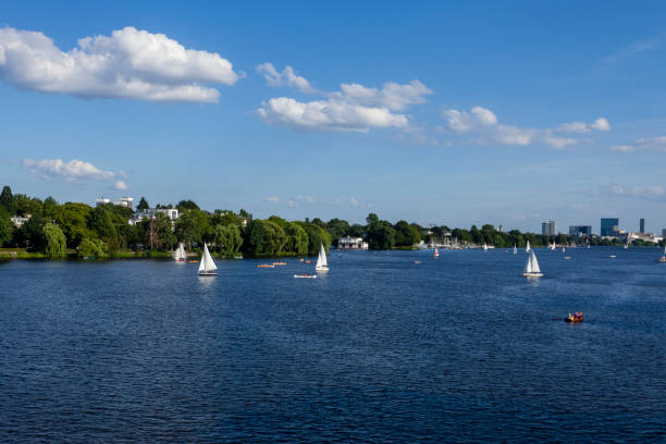 istock Alster Lake on a summer day, Hamburg 1018192872