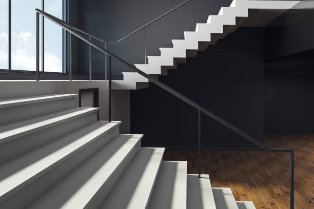 istock Stairs in new interior 1018192950
