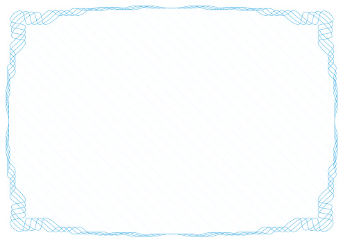 Security Border Frame Blue Frame Border With Security Protective Grid Stock Illustration ...
