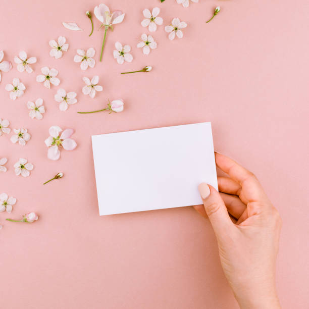 愛の手紙封筒と花の概念 - love flower single flower letter ストックフォトと画像