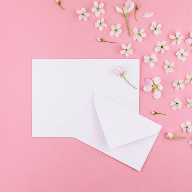 istock Concept of love letter with envelope and flowers 1018210340