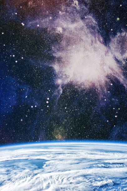 istock A view of space from the earth. Colorful deep space. Universe concept background. Elements of this image furnished by NASA 1018210514