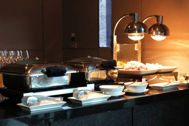istock food service steam pans on buffet table 1018231932