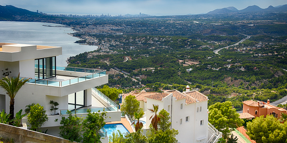 Panorama view. Holiday villa. Spain, Altea Hills