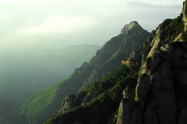 From the top of Montserrat Monastery, early morning