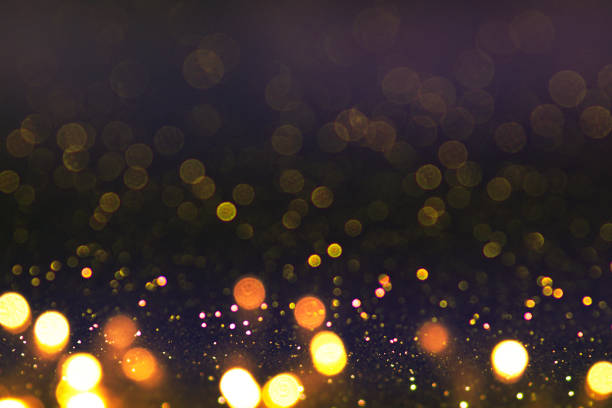 istock Christmas and Happy new year on blurred bokeh with snowfall banner background 1018247020