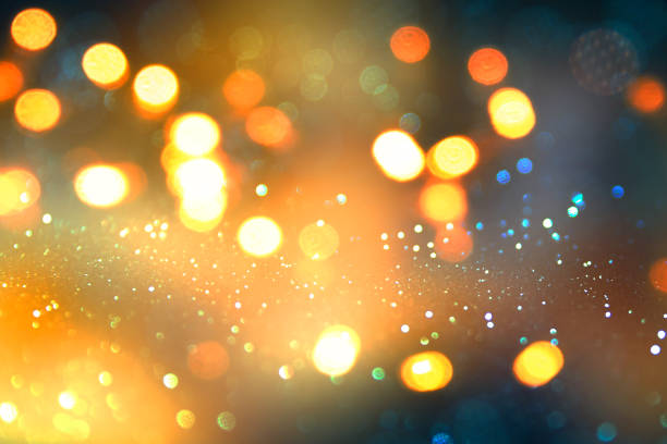 istock Christmas and Happy new year on blurred bokeh with snowfall banner background 1018253130