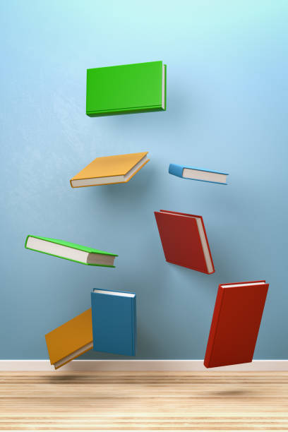 istock Books Flying in the Room 1018259828
