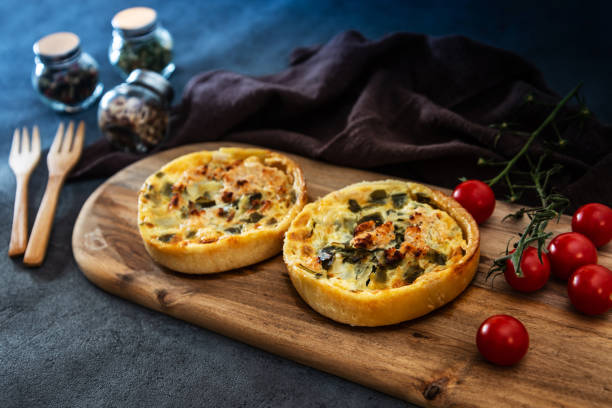 istock Leek quiche and smoked salmon 1018260204