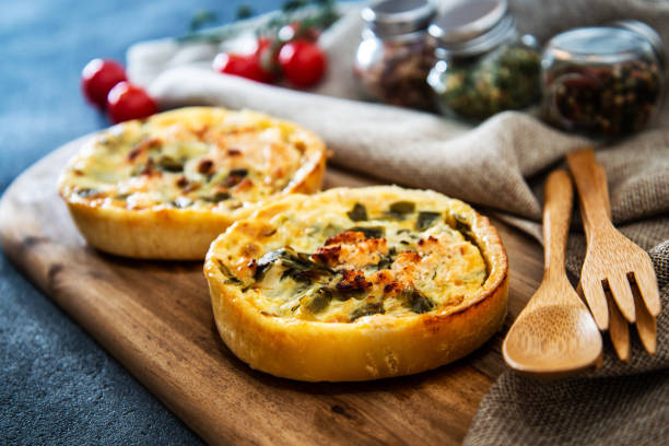 istock Leek quiche and smoked salmon 1018260220