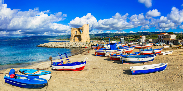 Picturesque fishing village Briatico n Calabria, south of Italy