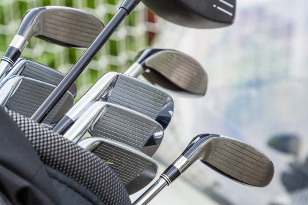 istock Set of golf clubs 1018282168