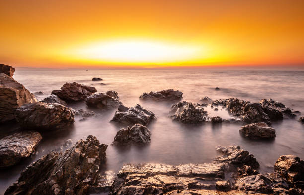 istock Sunset at Rock Breach Long Exposure 1018282598