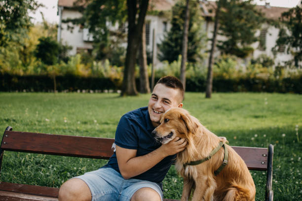 istock Man and his best friend 1018294454