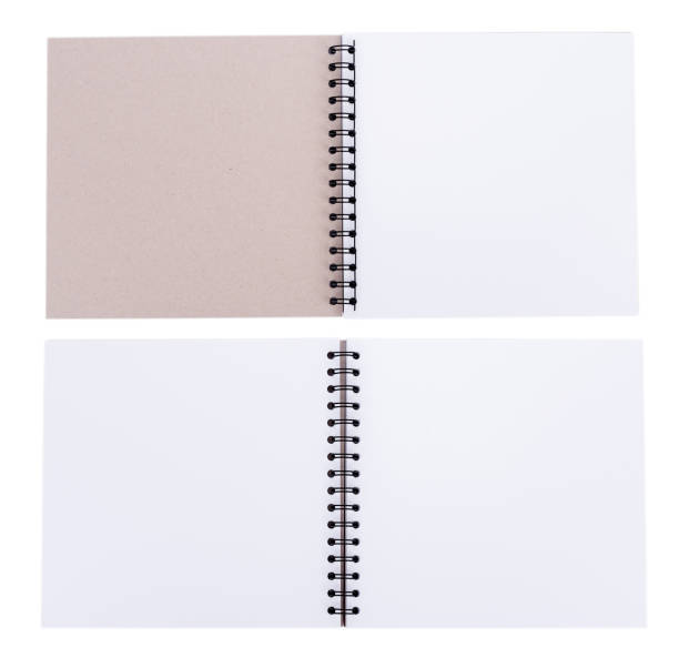 istock blank realistic spiral notebook and pencil isolated on white background 1018317972