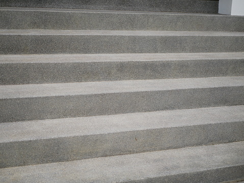 moder staircase in concrete urban surrounding.