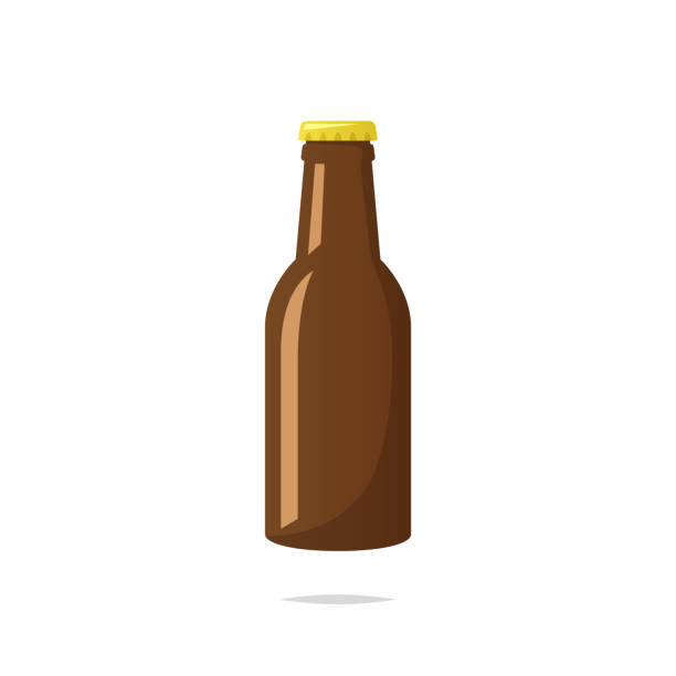 Beer Bottle Vector Stock Illustration - Download Image Now - Beer Bottle,  Illustration, Cartoon - iStock