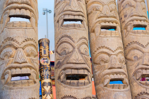 istock cane made masks, handicrafts on display 1018347158