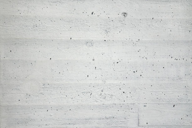 white wall of concrete with wood texture stock photo