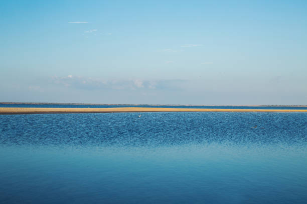 istock Landscape of salt lakes 1018359084